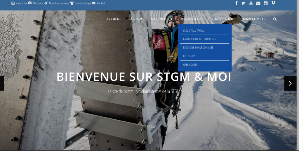 Site STGM, Tignes